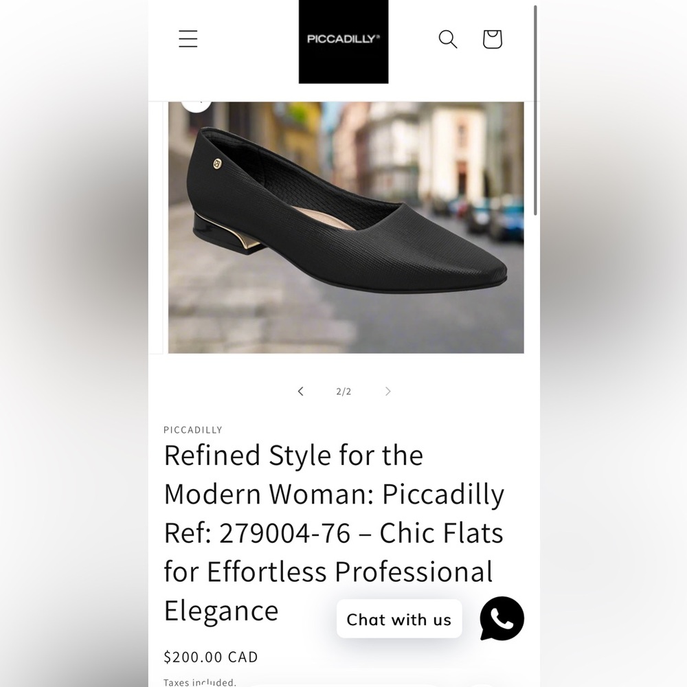 Picadilly Fashion Black Flats
